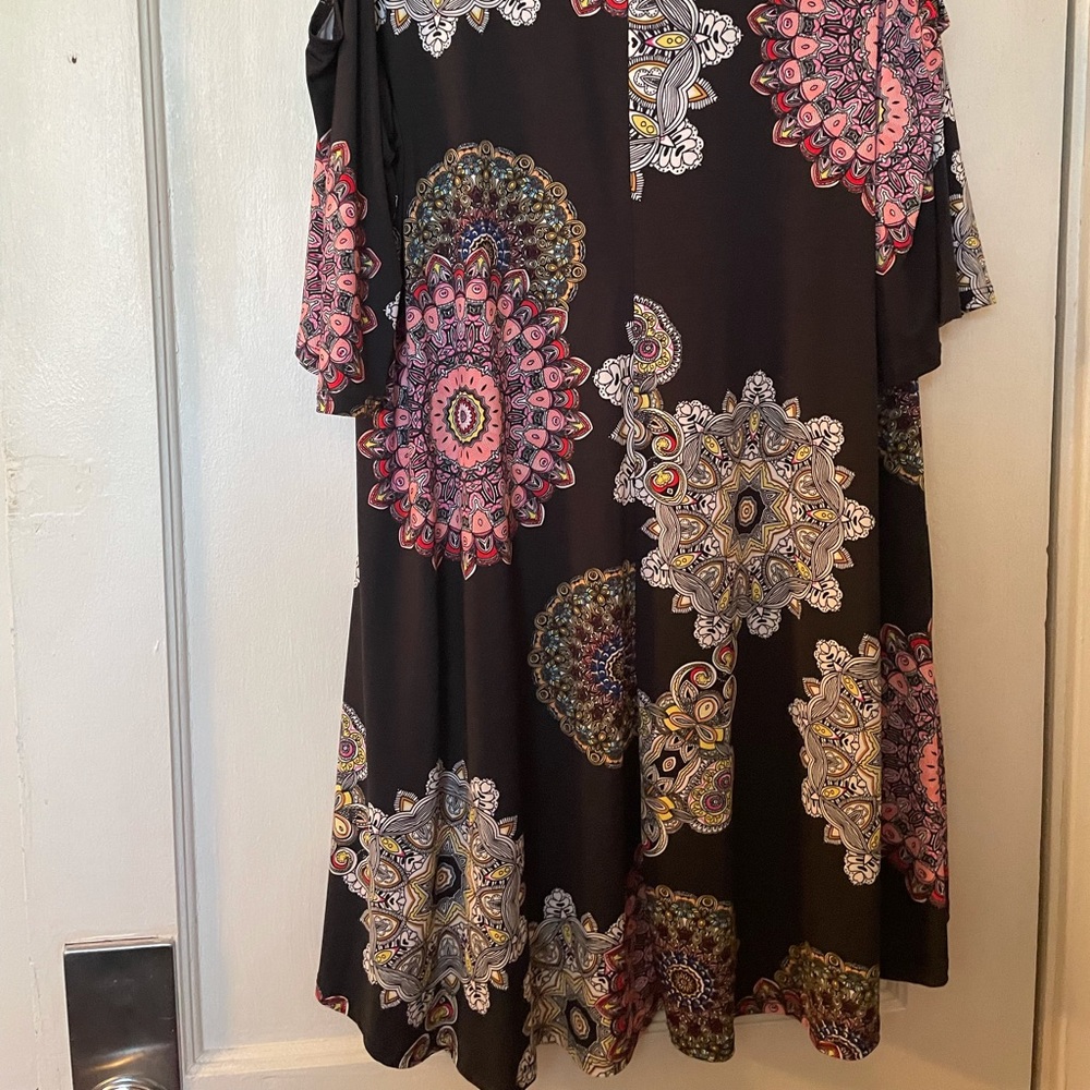 Cold shoulder dress
